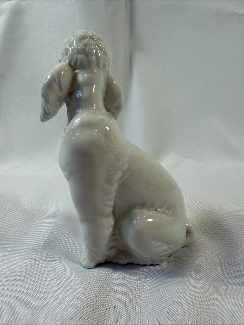 Lladro Nao Daisa Vintage Large Poodle Porcelain Figure EUC, Retired 1985 - Picture 10 of 10
